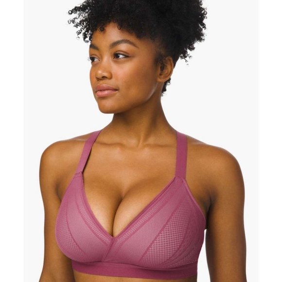 lululemon athletica Other - Lululemon Awake to Lace Bra Plumful / Smoky Blush NWOT